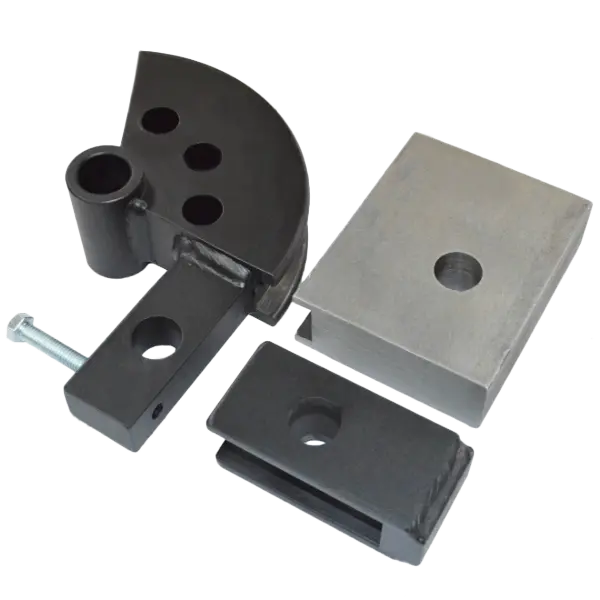 105 Series 90° Square Tube Bending Die – 1.25" Od, 7" Clr 1