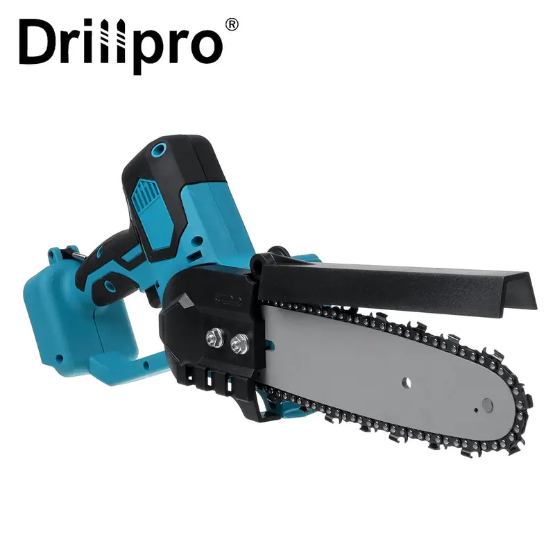 1080W Brushless Cordless Chainsaw – 8-Inch Wood-Cutting Saw Compatible With Makita 18V Batteries 1