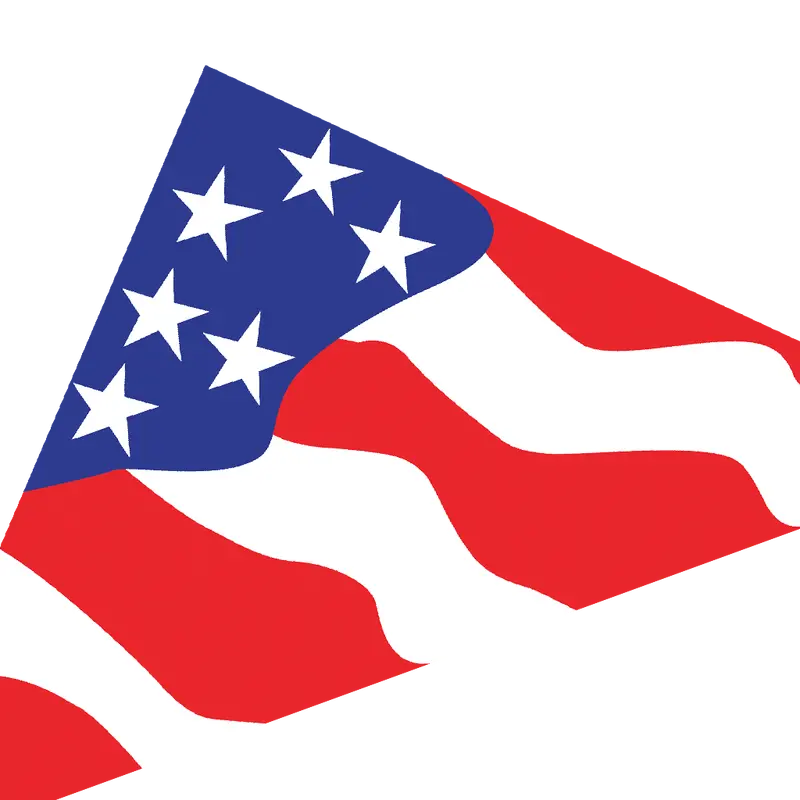 11-Foot Oversized Patriotic Delta Kite – High-Visibility Flag Design 1