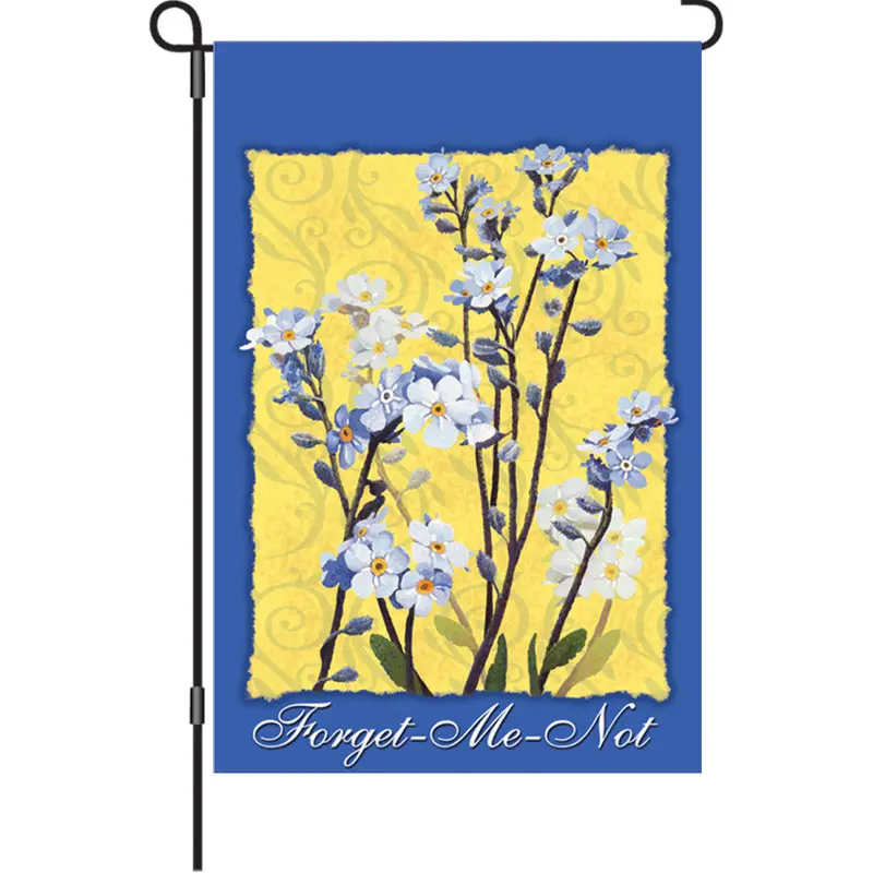 12-Inch Alaska Wildflowers Nature Flag 1