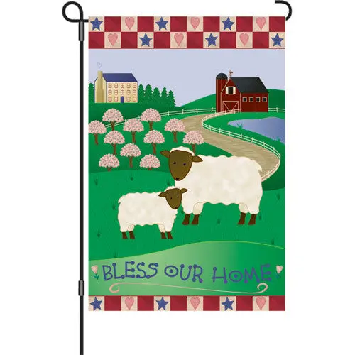 12-Inch 'Bless Our Home' Faith-Based Flag 1
