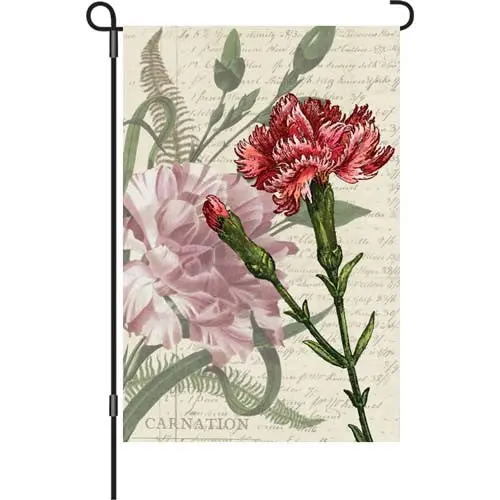 12-Inch Carnation Celebration Garden Flag 1