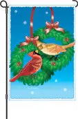 12-Inch Christmas Cardinal Festive Flag 1