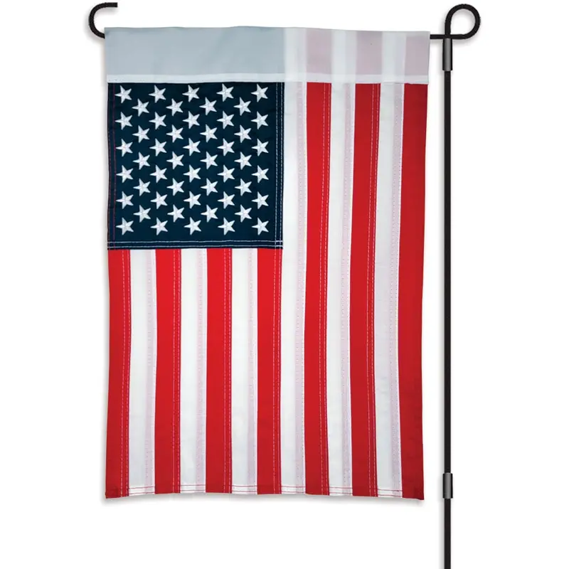 12-Inch Classic United States Embroidered Applique Flag 1