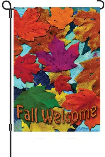 12-Inch Fall Welcome Seasonal Flag 1