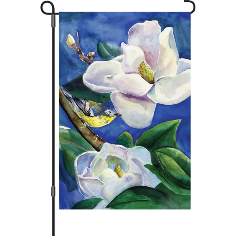 12-Inch Magnolia Warbler Garden Flag 1