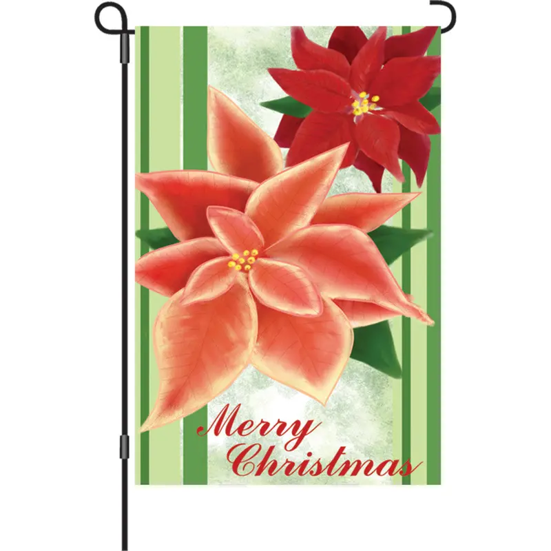 12-Inch Merry Christmas Outdoor Flag 1