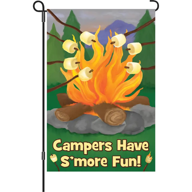 12-Inch S'Mores-Themed Outdoor Flag 1