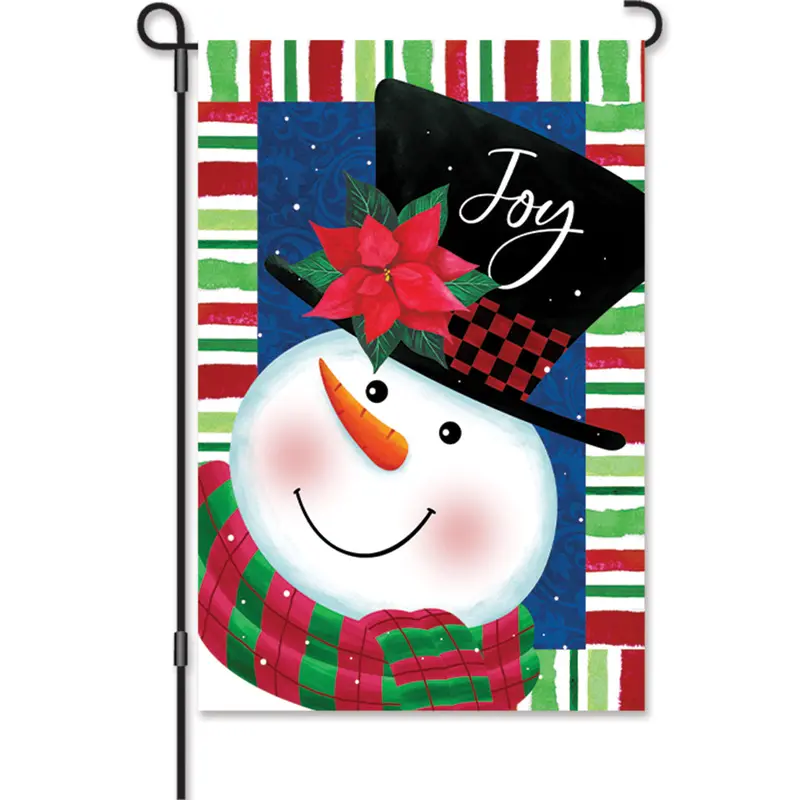12-Inch Snowman Joy Seasonal Flag 1