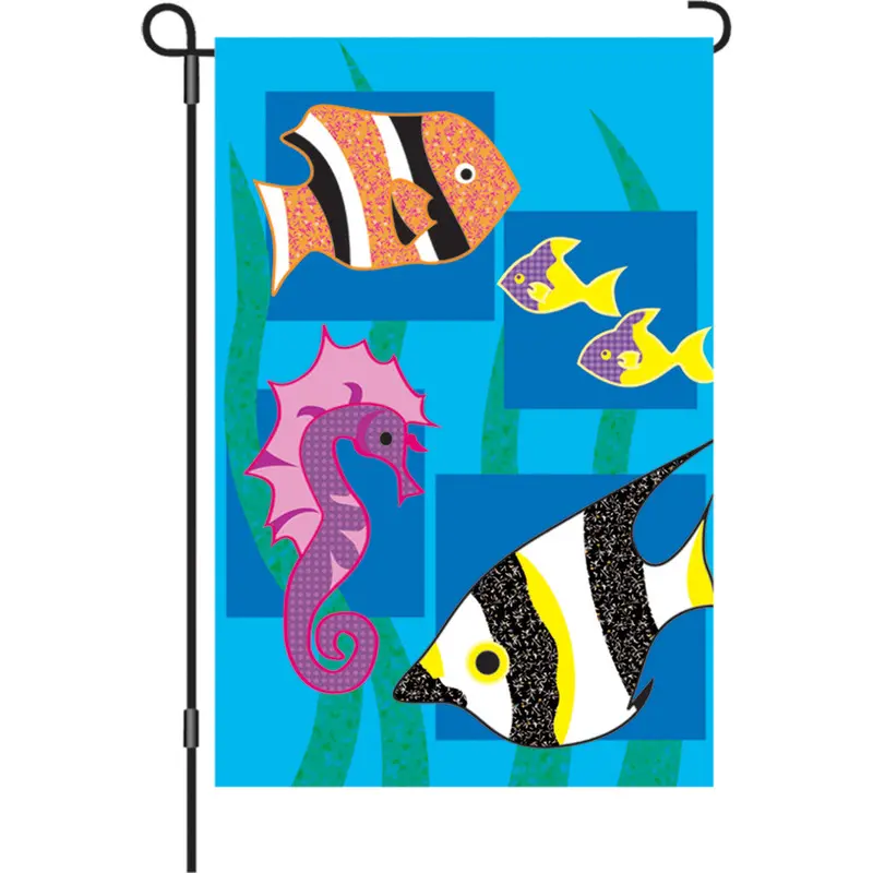 12-Inch Under The Sea Mini Garden Flag 1