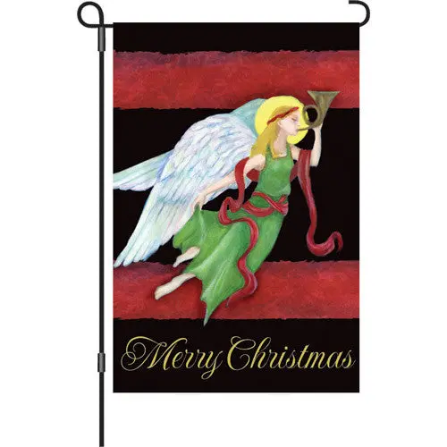 12-Inch Yuletide Angel Holiday Flag 1