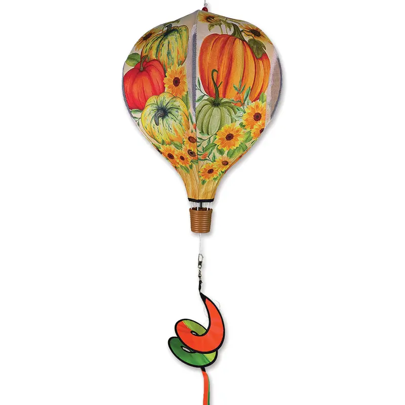 19-Inch Fall Pumpkin Pop-Open Hot Air Balloon 1