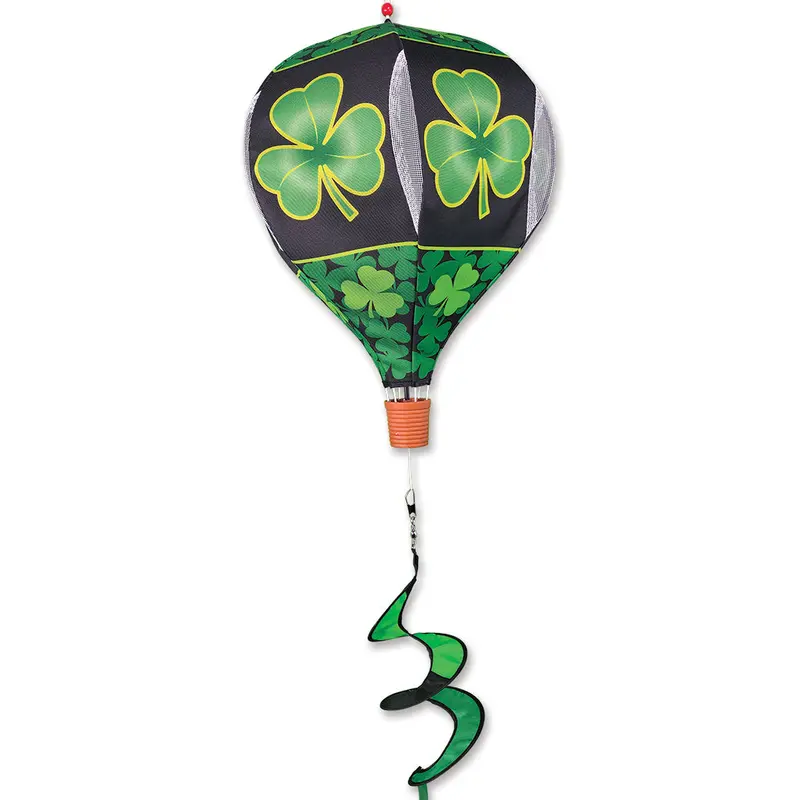 19-Inch Pop-Open Hot Air Balloon Kite – Shamrocks Pattern 1