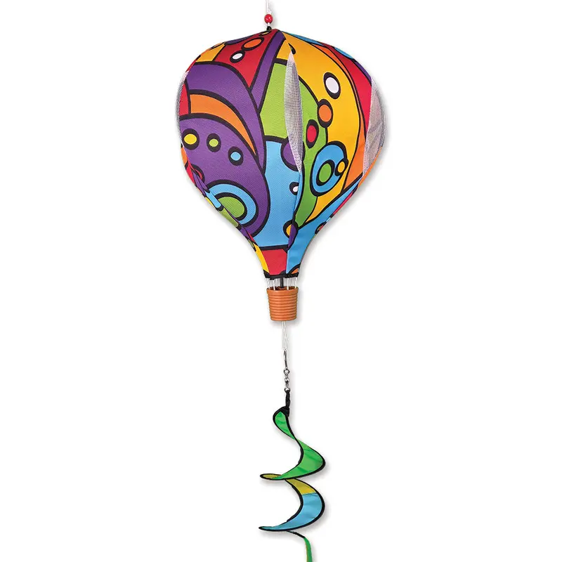 19-Inch Rainbow Orbit Pop-Open Hot Air Balloon 1