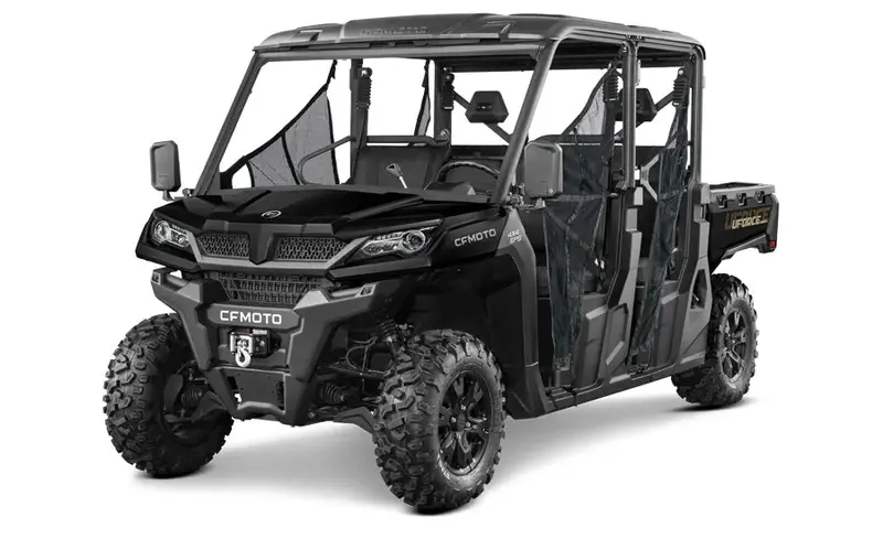 2026 Cfmoto Uforce 1000Xl Black Crew Cab Side By Side 1