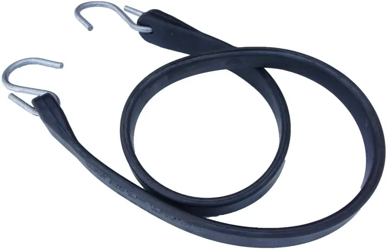 21-Inch Epdm Rubber Tarp Strap – Reinforced Elastic, 50-Pack Bulk Case 1