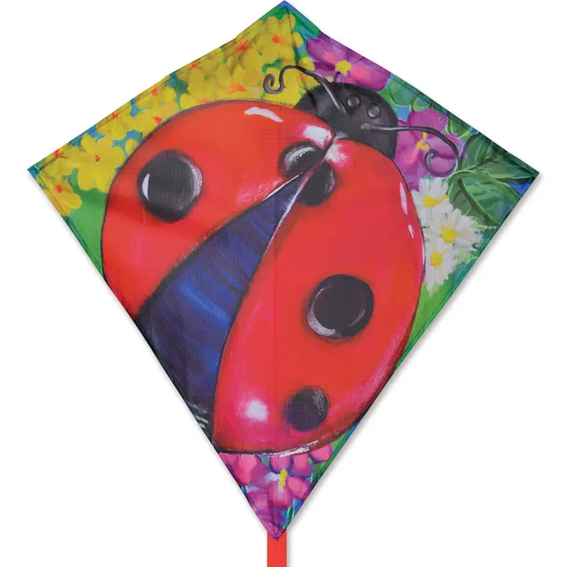 25-Inch Diamond Kite – Ladybug Pattern 1