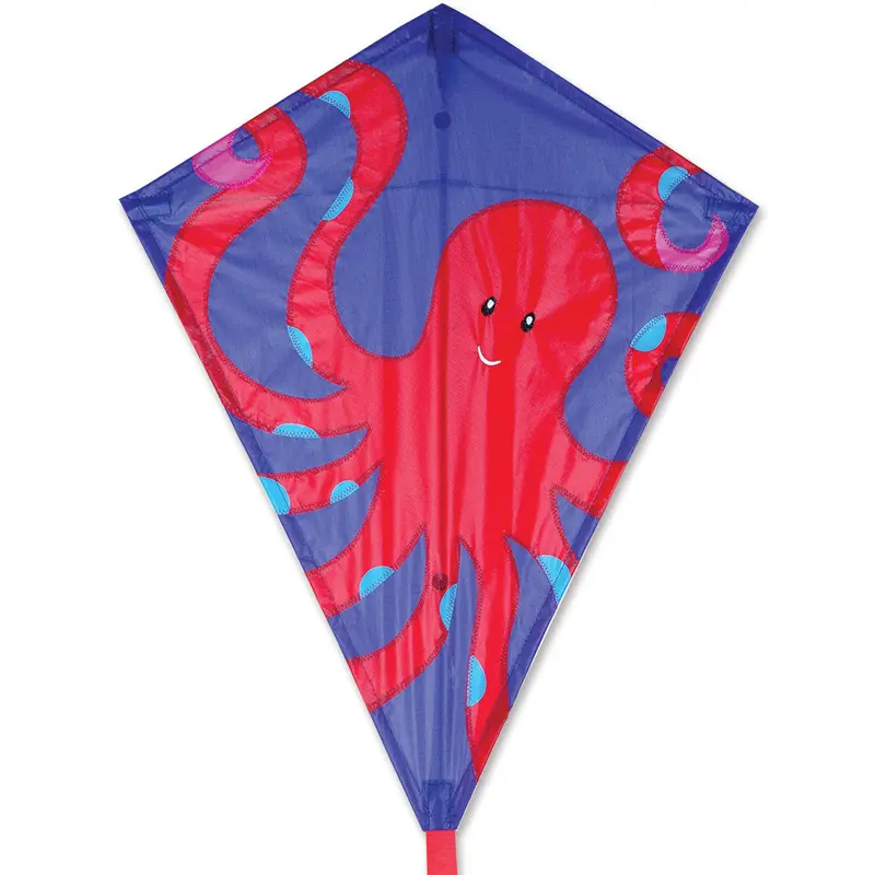 25-Inch Diamond Kite With Octopus Graphic 1