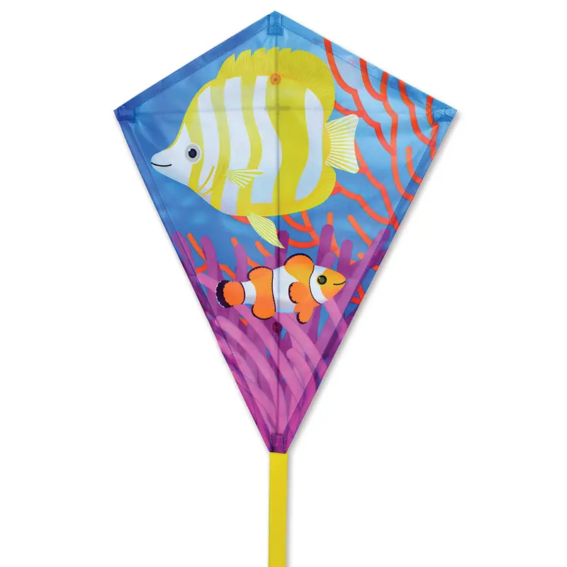 25-Inch Funny Fish Diamond Kite 1
