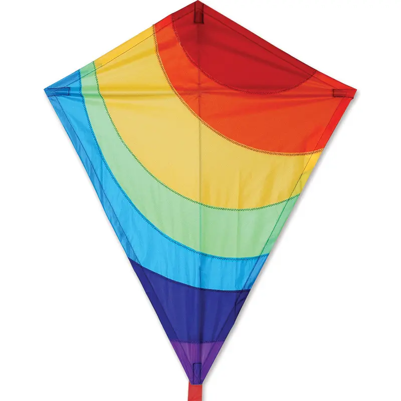25-Inch Radiant Rainbow Diamond Kite – Bright, Lightweight Flyer 1