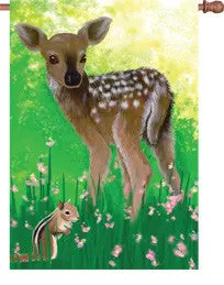 28-Inch Babes In The Woods Nature Flag 1