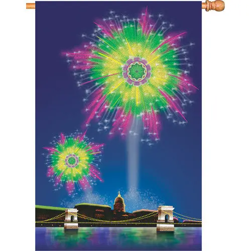28-Inch Firework Fantasy Celebration Flag 1