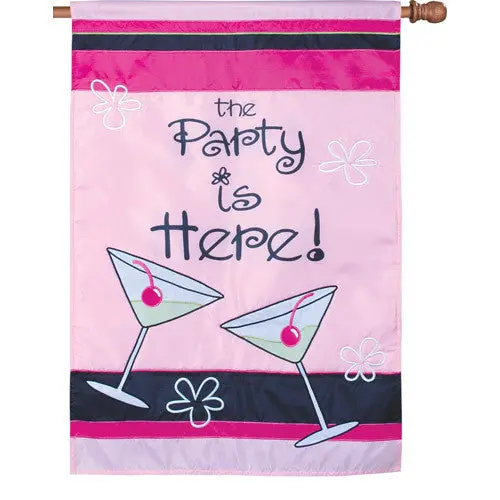 28-Inch Girls Night In Flag For Fun, Casual Outdoor Signage 1
