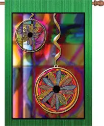 28-Inch Jewel Ornaments Holiday Garden Flag 1
