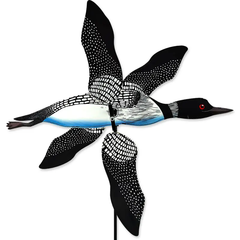 28-Inch Loon Whirligig Wind Spinner 1