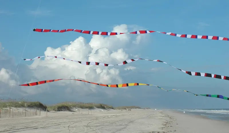 3-Inch By 25-Foot Patriotic Transition Kite Tail 1