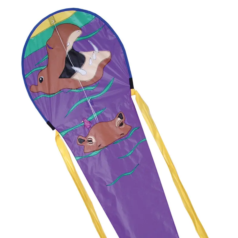 30-Foot Hippo Dragon Kite – Playful Giant Flying Display 1