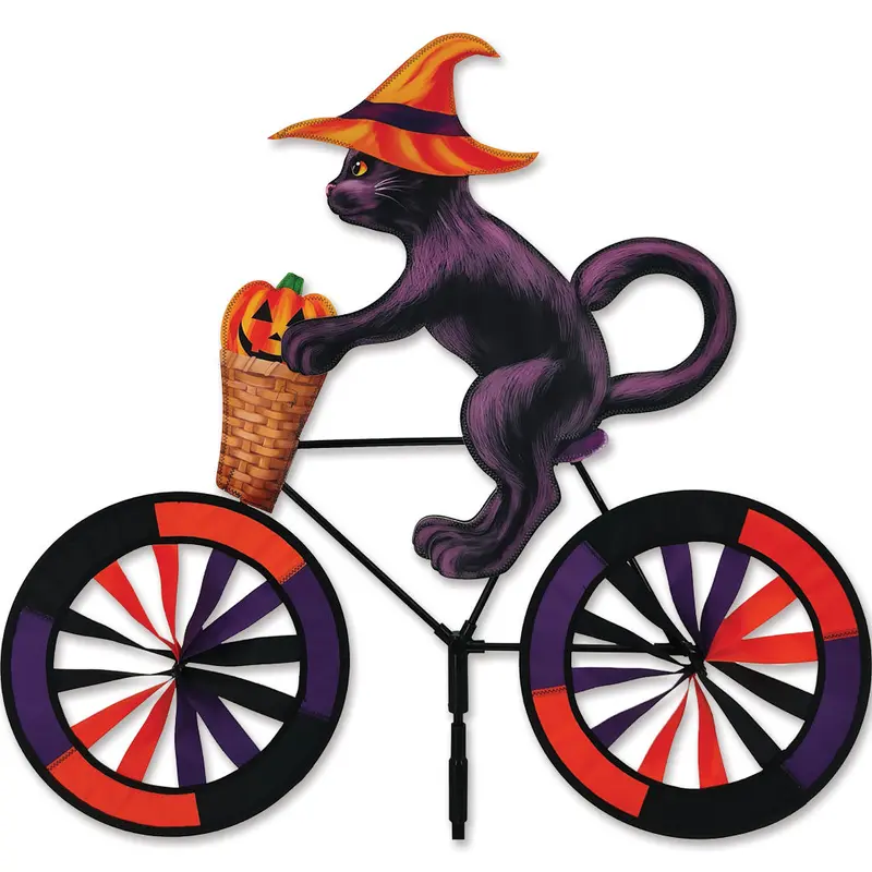 30-Inch Bike-Mounted Spinner – Halloween Cat Decoration 1