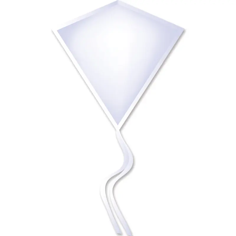 30-Inch Bold Innovations White Diamond Kite 1