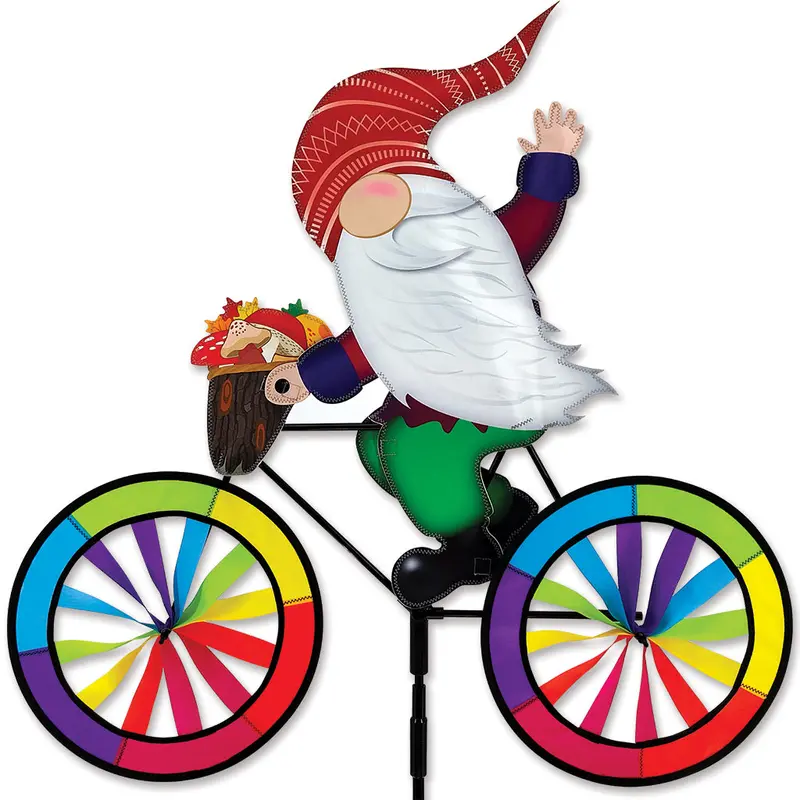 30-Inch Forest Gnome Bike Spinner 1