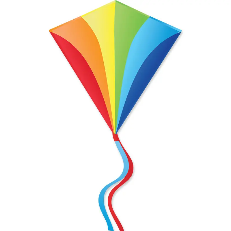 30-Inch Traditional Rainbow Diamond Kite By Bold Innovations 1