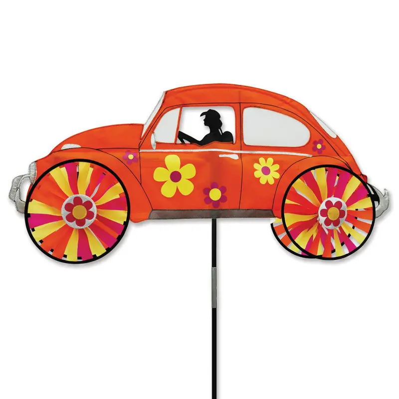 38-Inch Vw Hippie Mobile Spinning Lawn Ornament 1