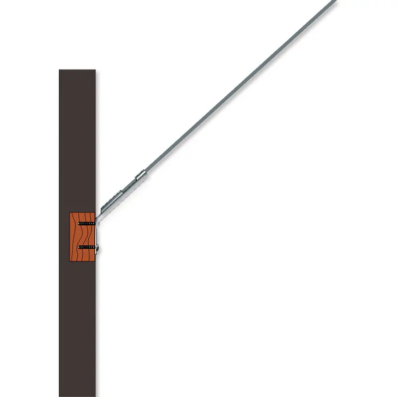 48-Inch Adjustable Pole With Wall-Mount Bracket 1