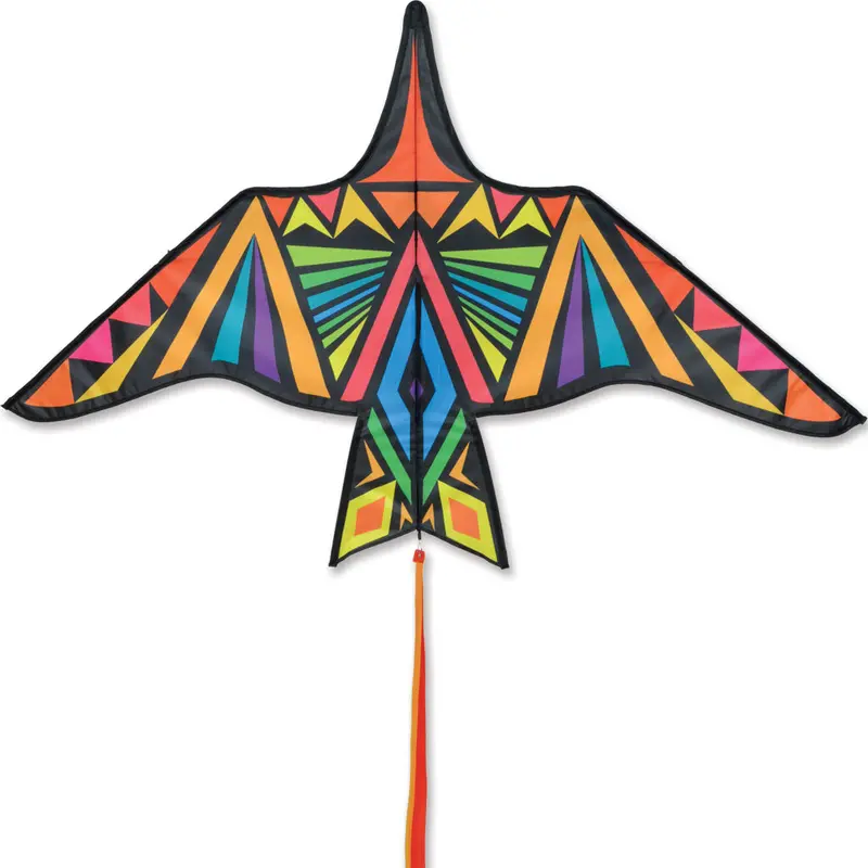 60-Inch Rainbow Geometric Thunderbird Kite 1