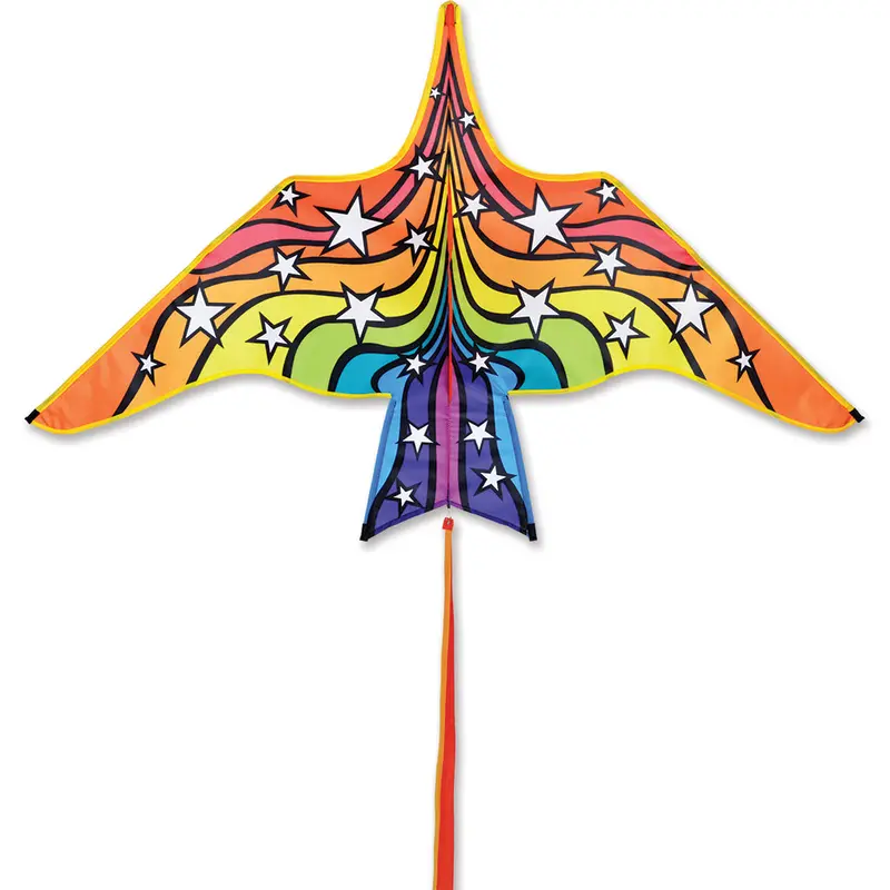 60-Inch Rainbow Stars Thunderbird Kite 1