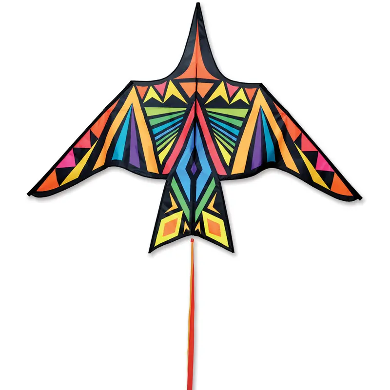 90-Inch Rainbow Geometric Thunderbird Kite 1