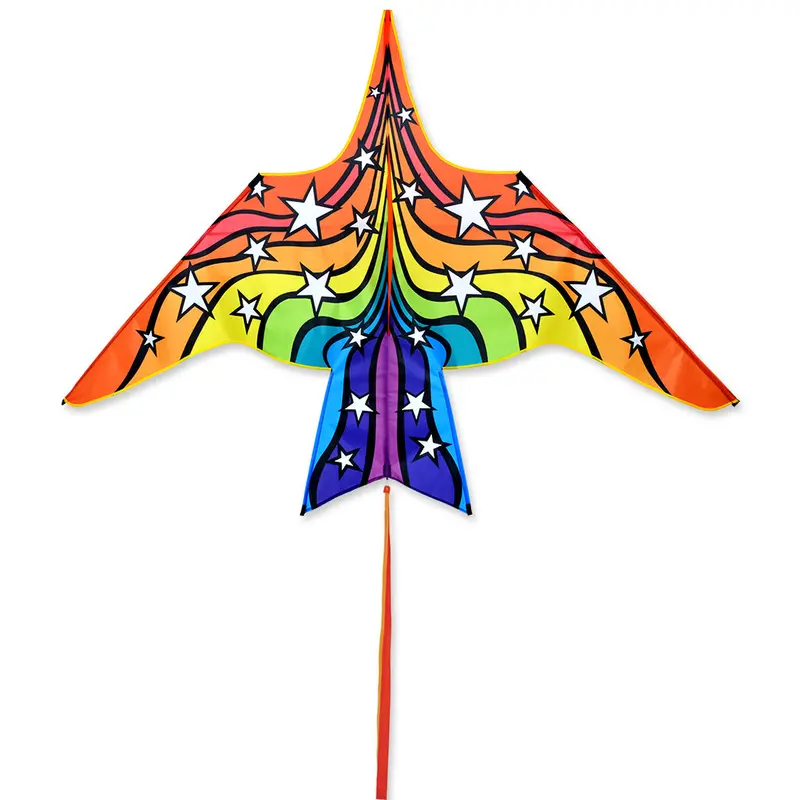90-Inch Rainbow Stars Thunderbird Kite 1
