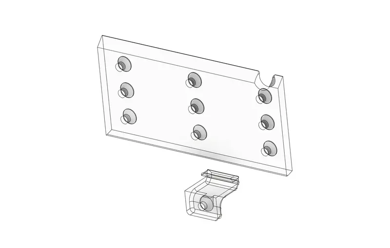 Adjustable French Cleat Wall-Mounting System For Makers 1