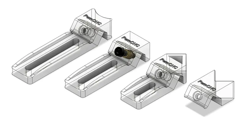 Adjustable Push Clamp For Cnc Workholding And Prototyping 1