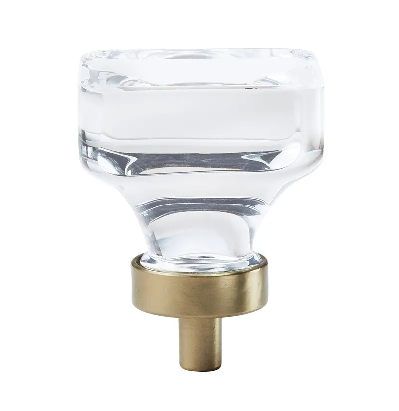 Amerock Glacio Knob – Modern Frosted Glass-Effect Cabinet Knob 1