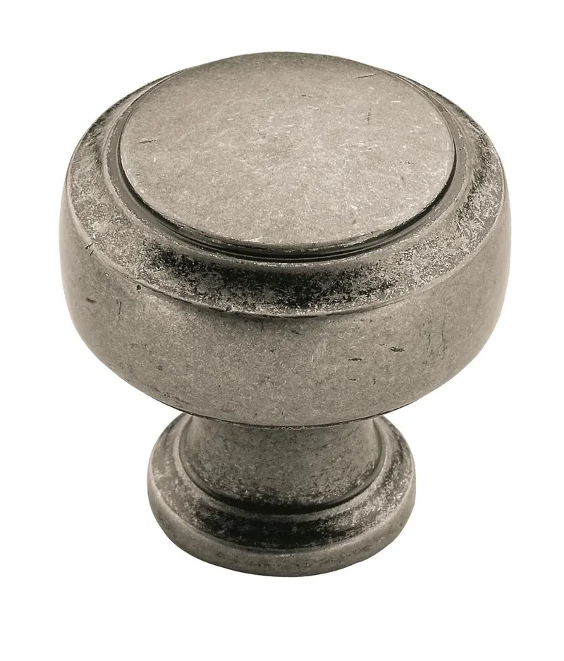 Amerock Highland Ridge Knob – Textured Farmhouse Cabinet Knob 1