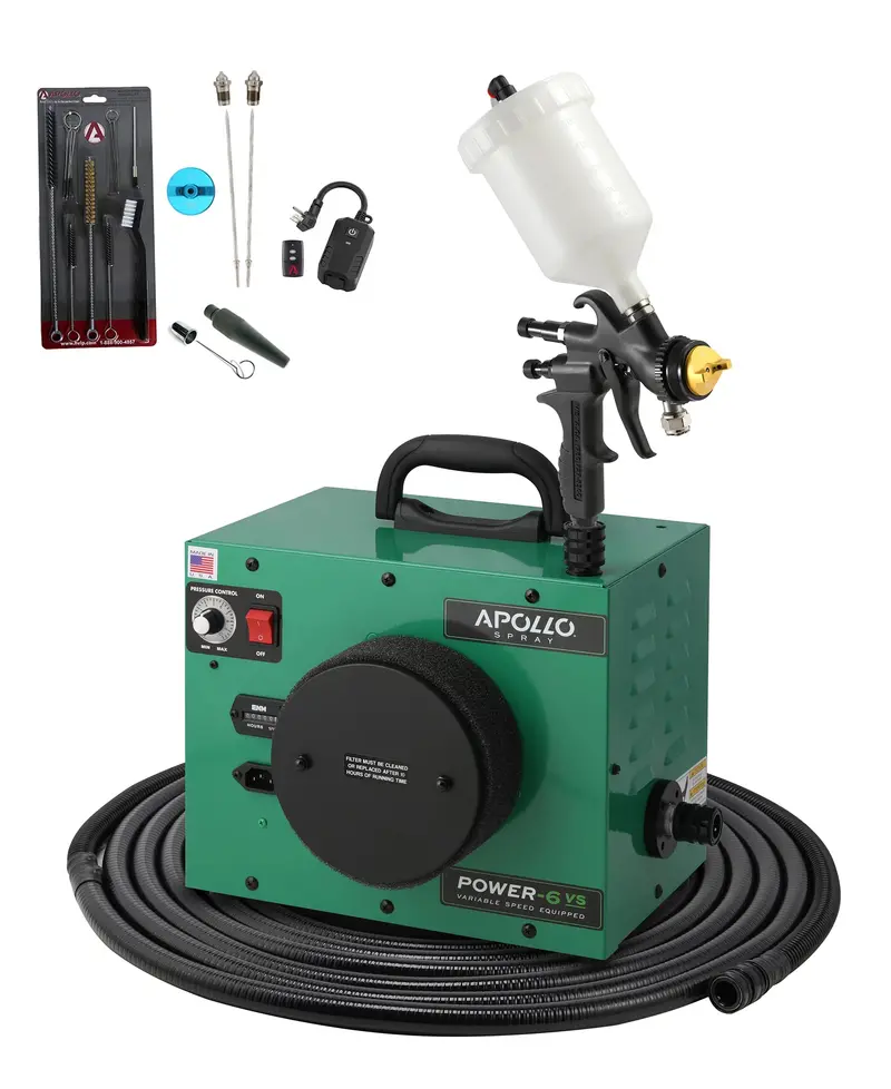 Apollo Power-6 Vs Turbine Spray System With Atomizer® 7700 Gun – Plus Bundle 2