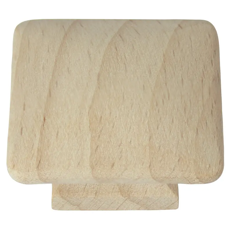 Au Natural Wood Square Cabinet Knob By Laurey 1
