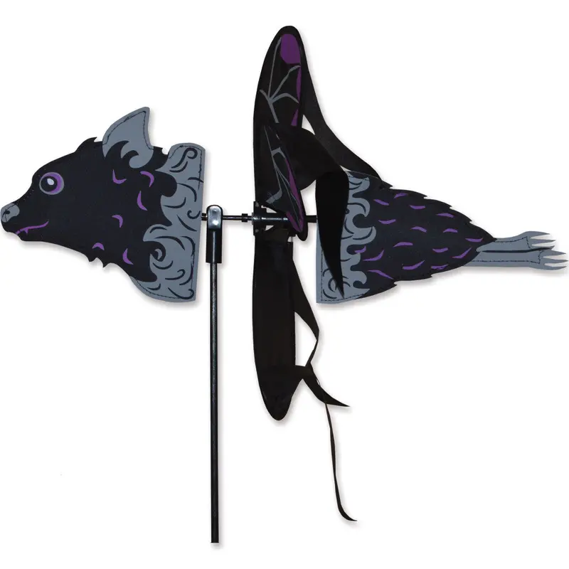 Bat Petite Spinner Spooky Season Lawn Art 1