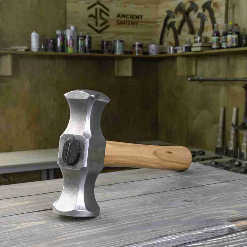 Blacksmith Rounding Hammer – Square-Circle Face Design 1