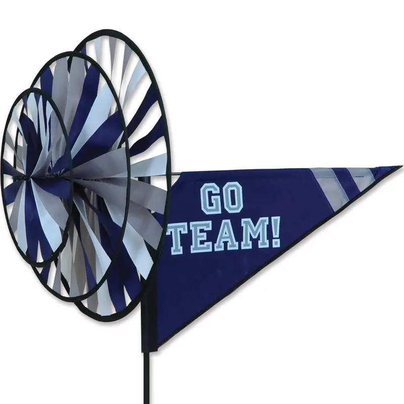Blue And Gray Triple Wind Spinner 1